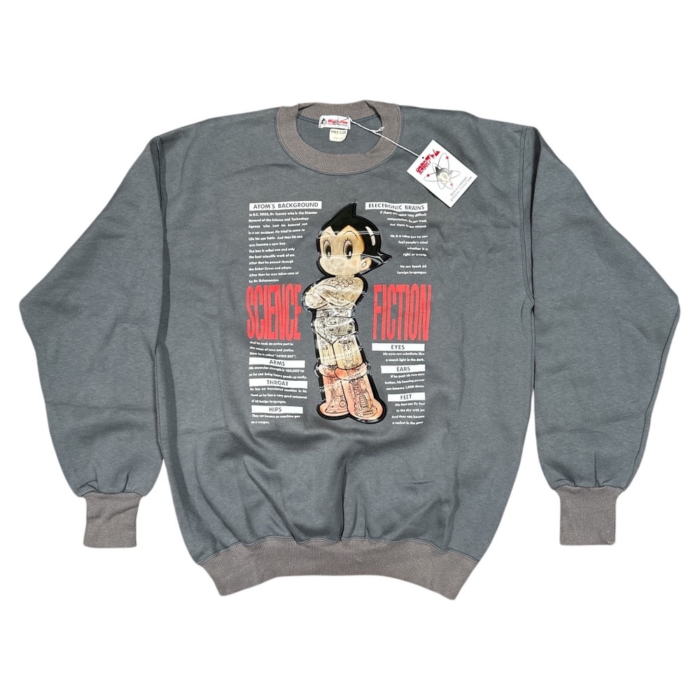 NWT Vintage 90s Astro Boy Mighty Atom Lenticular Sweatshirt One Size